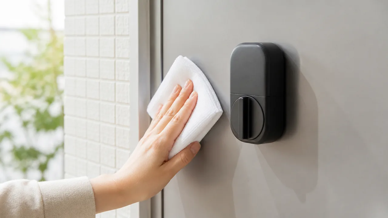 スマートロックの両面テープが冬に剥がれる原因と貼り直しのコツ